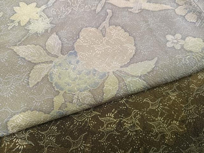 平和屋着物●訪問着　花鳥文　暈し染め　正絹　逸品　AABL8911ph