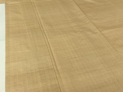 平和屋着物▽上質な紬　単衣　霞文　正絹　逸品　AABL8936jh