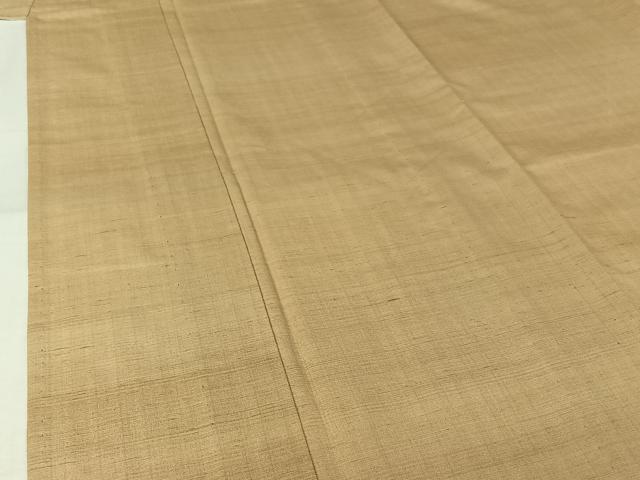 平和屋着物▽上質な紬　単衣　霞文　正絹　逸品　AABL8936jh