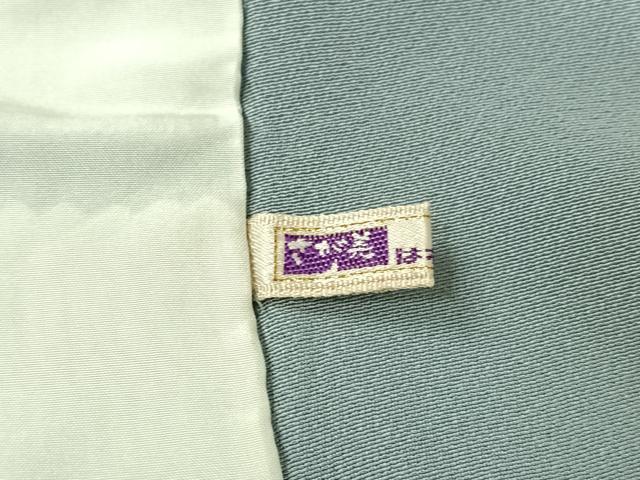 平和屋着物▽訪問着 単衣 中国三大刺繍 スワトウ刺繍 汕頭刺繍 総刺繍 人物風景文 暈し染め 金糸 さが美扱い 正絹 逸品 AABL8945jh