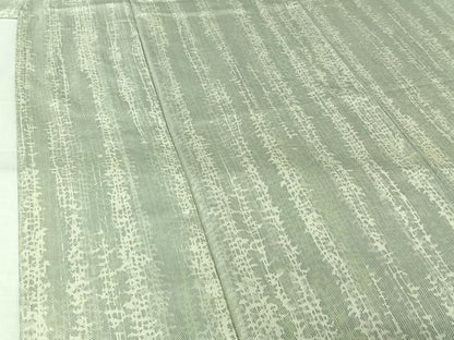 平和屋着物▽上質な紬　単衣　霞文　正絹　逸品　AABL8949jh