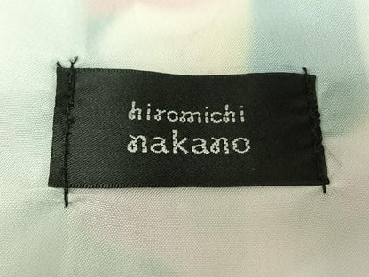 平和屋着物▽ファッションブランド　hiromichi nakano　ヒロミチナカノ　小紋　単衣　枝梅文　洗える着物　AABL8964jh