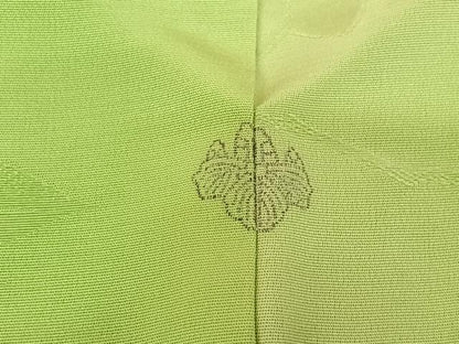平和屋着物▽上質な小紋　単衣　草花文　暈し染め　正絹　逸品　AABL8969jh
