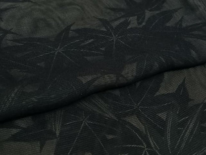 平和屋着物▽訪問着　無双　紗袷　紗×紗　楓文　正絹　逸品　未使用　AABL8975jh