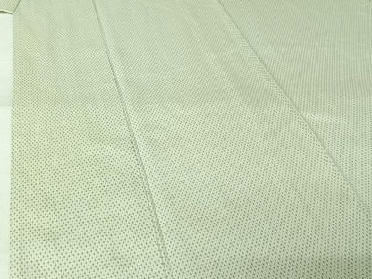 平和屋着物▽お召　単衣　十字絣　正絹　逸品　AABL8977jh