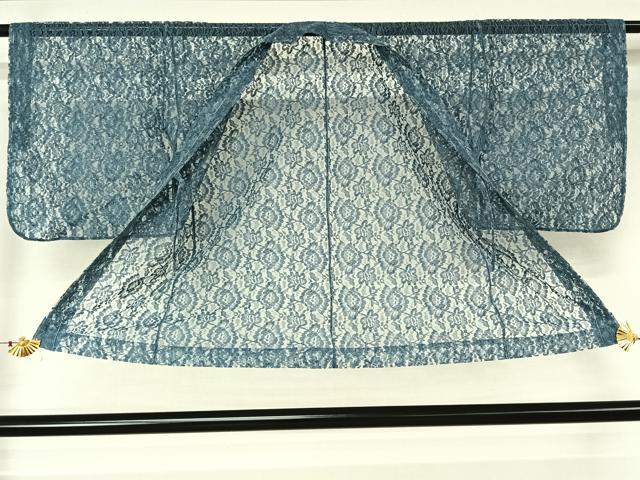 平和屋着物▽羽織　スリーシーズン　春夏秋　塵除け　総レース　草花文　AABL8993jh