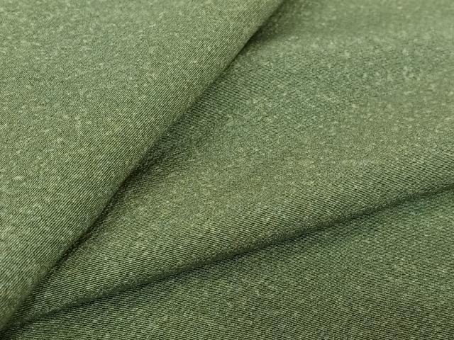 平和屋着物▽上質な小紋　単衣　霞文　正絹　逸品　AABL9006jh