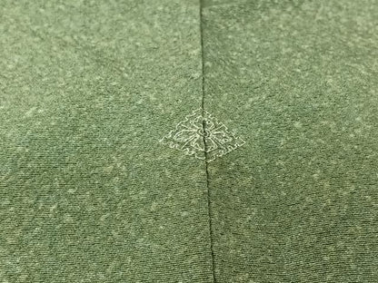 平和屋着物▽上質な小紋　単衣　霞文　正絹　逸品　AABL9006jh