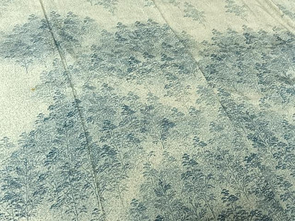 平和屋着物▽訪問着　単衣　樹林文　正絹　逸品　AABL9007jh