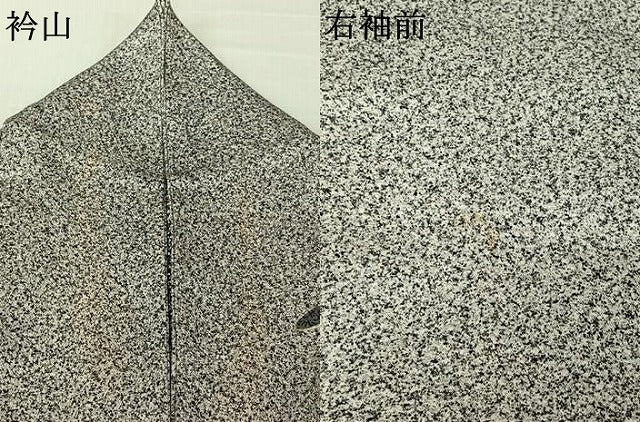 平和屋着物▽中国三大刺繍　スワトウ刺繍　汕頭刺繍　訪問着　単衣　地紙花文　金銀彩　正絹　逸品　AABL9022jh