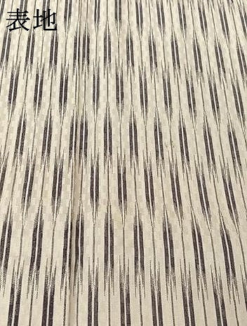 平和屋着物▽上質な小紋　単衣　蚊絣文　正絹　逸品　AABL9032jh