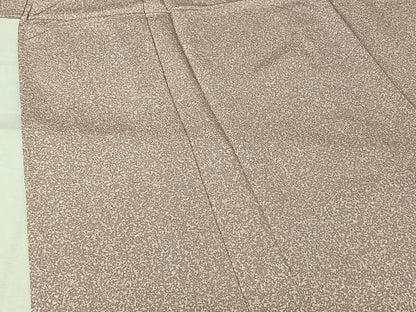 平和屋着物▽上質な小紋　単衣　霞文　たたき染め　正絹　逸品　AABL9038jh