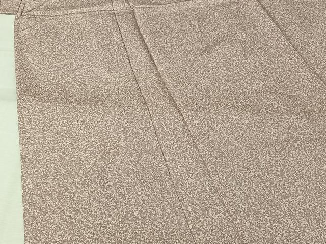平和屋着物▽上質な小紋　単衣　霞文　たたき染め　正絹　逸品　AABL9038jh