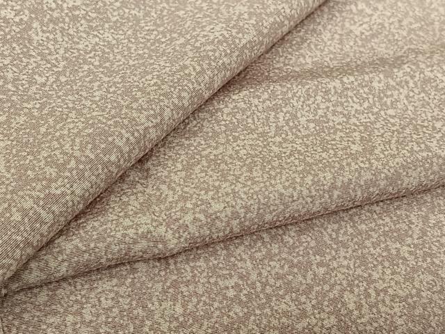 平和屋着物▽上質な小紋　単衣　霞文　たたき染め　正絹　逸品　AABL9038jh