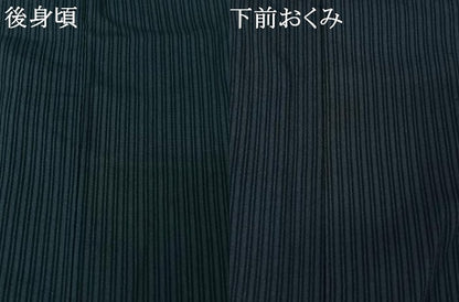 平和屋着物▽男性　小紋　単衣　縞　AABL9051jh
