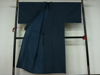 平和屋着物▽男性　小紋　単衣　縞　AABL9051jh