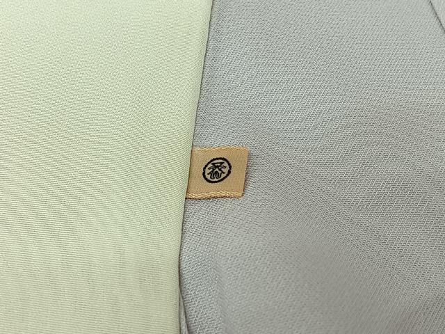 平和屋着物▽訪問着　単衣　友禅　風景花文　暈し染め　阪急百貨店扱い　正絹　逸品　AABL9065jh