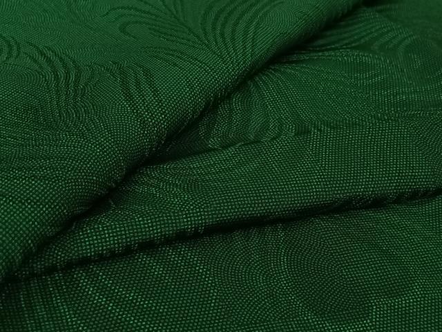 平和屋着物▽江戸小紋　単衣　孔雀羽文　鮫小紋柄　正絹　逸品　AABL9078jh
