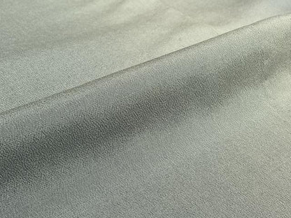 平和屋着物▽お召　単衣　霞文　正絹　逸品　AABL9079jh