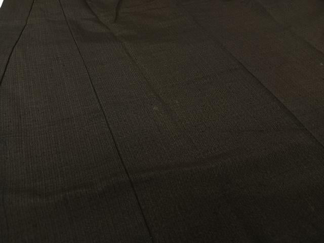 平和屋着物▽男性　半着　袴下着物　単衣　霞文　正絹　逸品　AABL9082jh