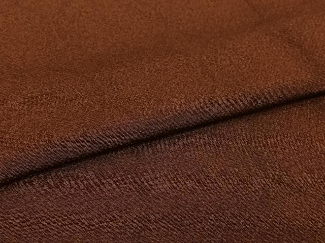 平和屋着物▽上質な小紋　単衣　霞文　鬼しぼ縮緬　正絹　逸品　AABL9092jh