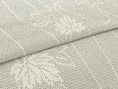 平和屋着物▽本塩沢　単衣　110亀甲　唐草文　正絹　逸品　AABL9137jh