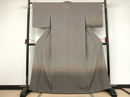 平和屋着物▽訪問着　単衣　霞文　正絹　逸品　AABL9146jh