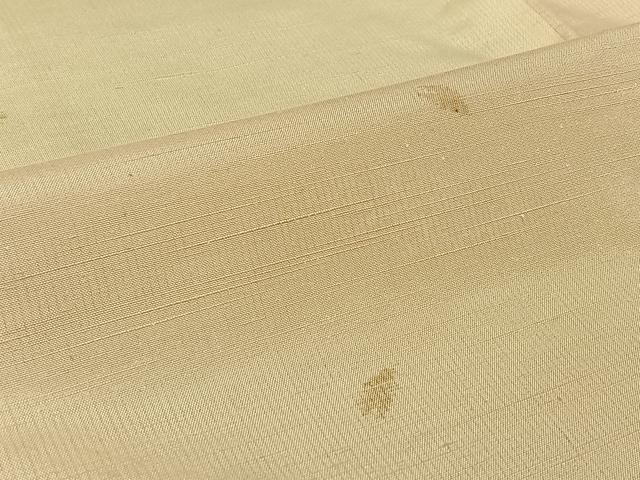 平和屋着物▽上質な紬　単衣　舞花文　正絹　逸品　AABL9147jh