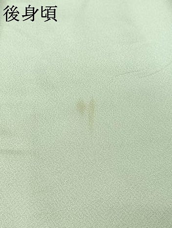 平和屋着物▽訪問着　単衣　駒刺繍　雪輪立波文　金彩　正絹　逸品　AABL9157jh