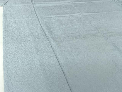 平和屋着物▽上質な色無地　単衣　水色　正絹　逸品　AABL9236jh