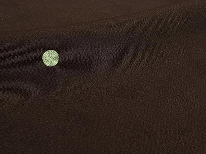 平和屋着物▽訪問着　単衣　駒刺繍　総刺繍　丸文　鬼しぼ縮緬　正絹　逸品　AABL9238jh