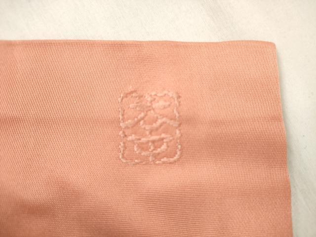 平和屋着物◎西陣　長谷川織物　九寸名古屋帯　花鳥丸文　正絹　逸品　AABL9281wj