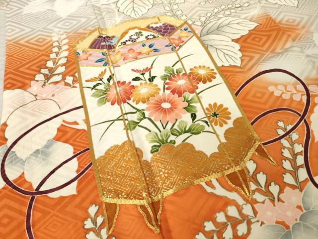 平和屋着物●豪華振袖　駒刺繍　貝桶花文　暈し染め　金彩　正絹　逸品　AABL9321ck