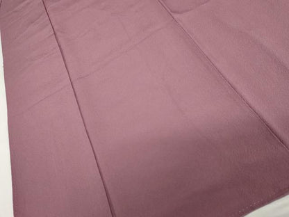 平和屋着物●染色作家　斉藤三才監修　色無地　京紫色　正絹　逸品　AABL9361cs