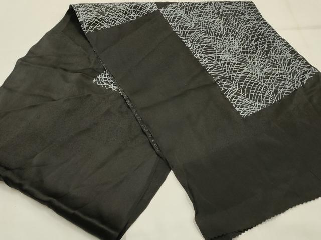 平和屋本店●和装小物　帯締め・帯揚げセット　高麗組 綾出し　芝文　正絹　逸品　未使用　AABL9425ay