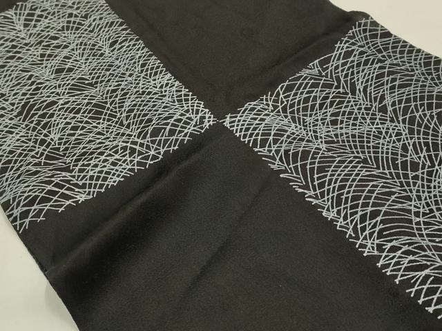 平和屋本店●和装小物　帯締め・帯揚げセット　高麗組 綾出し　芝文　正絹　逸品　未使用　AABL9425ay