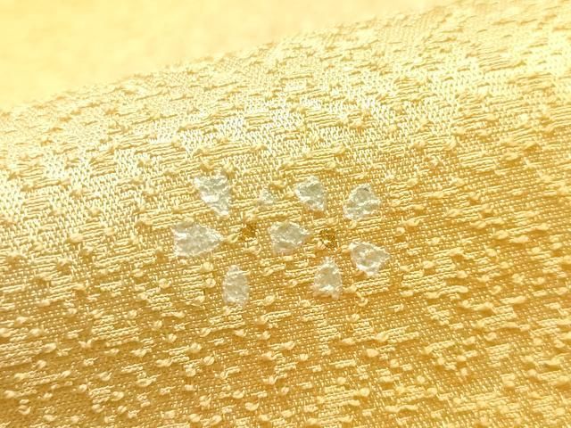 平和屋本店●和装小物　帯締め・帯揚げセット　高麗組 綾出し　舞花文　金糸　金銀彩　暈し染め　正絹　逸品　未使用　AABL9479ay