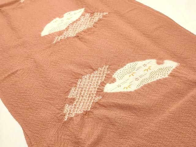 平和屋本店●和装小物　帯締め・帯揚げセット　京くみひも　丸組　絞り　地紙花文　雪輪　金糸　金彩　正絹　逸品　未使用　AABL9481ay