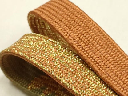 平和屋本店●和装小物　帯締め・帯揚げセット　高麗組　絞り　金糸　金彩　正絹　逸品　未使用　AABL9483ay