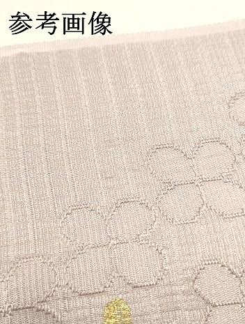 平和屋本店●和装小物　帯締め・帯揚げセット　高麗組　遠山花文　銀糸　金彩　暈し染め　正絹　逸品　未使用　AABL9485ay
