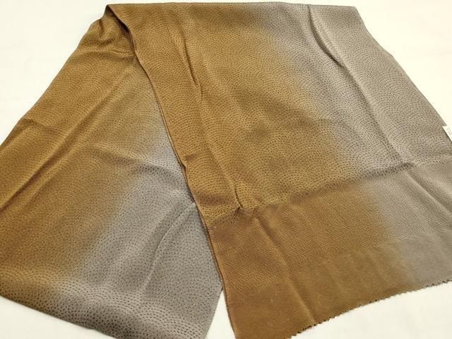 平和屋本店●和装小物　帯締め・帯揚げセット　高麗組　二色暈し　正絹　逸品　未使用　AABL9532ay