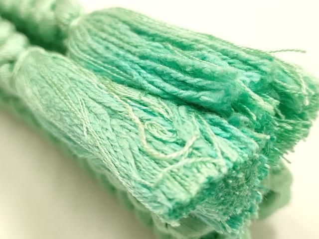 平和屋着物●和装小物　帯締め・帯揚げセット　千晃　丸組　柄絞り　亀甲花文　菊　正絹　逸品　未使用　AABL9543ay