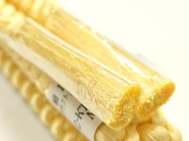 平和屋着物●和装小物　帯締め・帯揚げセット　丸組　柄絞り　花柄　菊　正絹　逸品　未使用　AABL9547ay