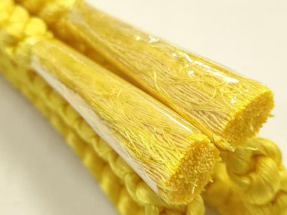 平和屋着物●和装小物　帯締め・帯揚げセット　丸組　柄絞り　花柄　正絹　逸品　未使用　AABL9548ay