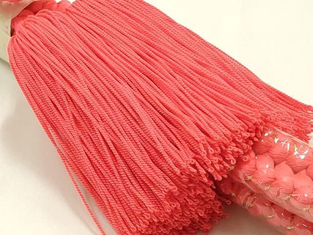 平和屋着物●和装小物　振袖用帯締め・帯揚げセット　総絞り　金糸　撚り房　鈴乃屋扱い　正絹　逸品　未使用　AABL9549ay