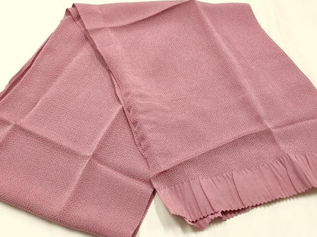 平和屋着物●和装小物　帯締め・帯揚げセット　笹浪組　色無地　退紅色　金糸　正絹　逸品　未使用　AABL9555ay