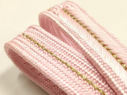 平和屋着物●和装小物　帯締め・帯揚げセット　平組　絞り　紫陽花　金糸　暈し染め　正絹　逸品　未使用　AABL9557ay