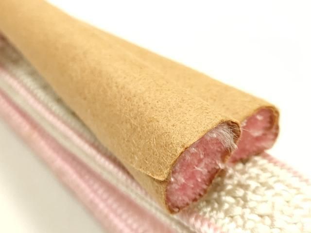 平和屋着物●和装小物　帯締め・帯揚げセット　平組　絞り　紫陽花　金糸　暈し染め　正絹　逸品　未使用　AABL9557ay
