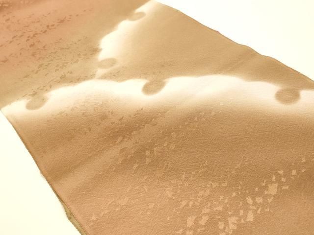 平和屋本店▼和装小物　帯揚げ　雪輪文　暈し染め　正絹　逸品　未使用　AABL9639