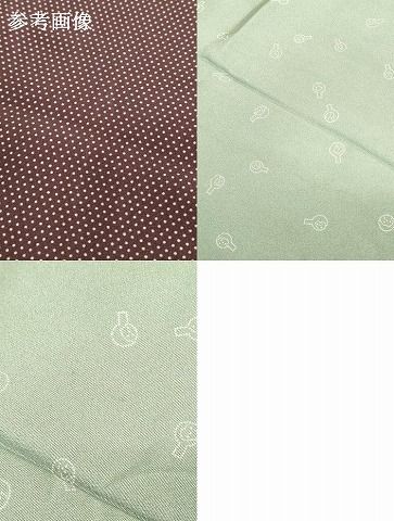 平和屋本店●極上　小紋師　藍田正雄　江戸小紋　和装小物　銀座もとじ　ショール　行儀　リバーシブル　たとう紙付き　逸品　AABL9971ay